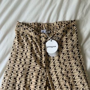 gimaguas disco pants in black